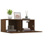 vidaXL Meubles TV 2 Pièces chêne marron 80x30x30 cm bois ingénierie