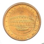 Mini médaille monnaie de paris 2009 - les arènes de nîmes