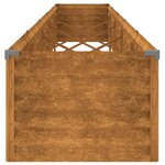 vidaXL Lit surélevé de jardin 482x50x36 cm acier corten