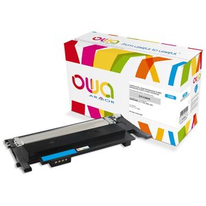 Toner d'encre remanufacturé, compatible pour SAMSUNG CLT-C404S - Cyan