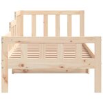 vidaXL Lit de jour sans matelas 90x190 cm bois de pin massif