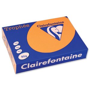 Ramette 500 Feuilles Papier 80g A4 210x297 mm Certifié FSC Clémentine TROPHÉE
