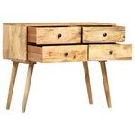 vidaXL Buffet 85 x 40 x 71 cm Bois de manguier massif