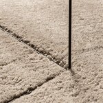 vidaXL Tapis HUARTE à poils courts doux et lavable sable 140x200 cm