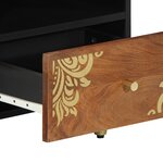vidaXL Table Basse 80x54x40 cm en Bois de Manguier