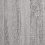 vidaXL Armoire à disques sonoma gris 84 5x38x48 cm bois d'ingénierie