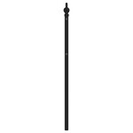 vidaXL Tête de lit métal noir 100 cm