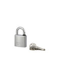 THIRARD - Cadenas à clé Mach 3  laiton nickelé  extérieur  anse inox  30mm  2 clés