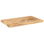 vidaXL Dessus de table 60x40x2 5 cm rectangulaire bois massif manguier