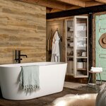 WallArt Planches d'aspect de bois Chêne de récupération Marron vintage