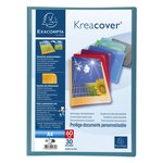 Protège-documents PP Semi Rigide Kreacover® 60 vues - A4 - Coloris Aléatoire EXACOMPTA