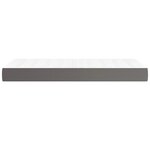 vidaXL Matelas de lit à ressorts ensachés gris 120x190x20 cm