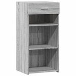 vidaXL Buffet sonoma gris 45x42 5x93 cm bois d'ingénierie