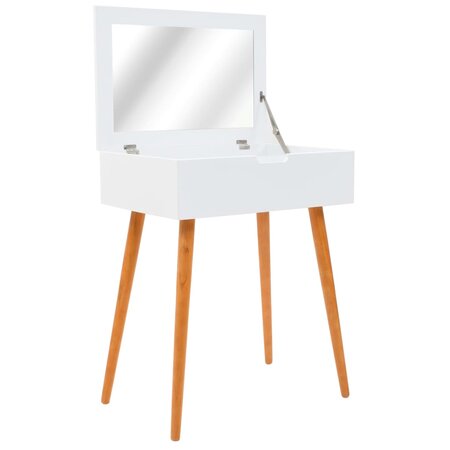 vidaXL Coiffeuse avec miroir MDF 60 x 40 x 75 cm