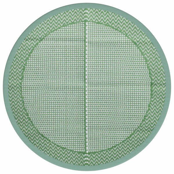 vidaXL Tapis d'extérieur vert Ø120 cm PP
