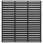 vidaXL Panneau de clôture WPC 180x180 cm Noir