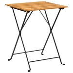 vidaXL Mobilier de bistro pliable 3 Pièces Bois d'acacia solide