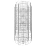 vidaXL Lit surélevé à gabion Fer galvanisé 120x50x100 cm