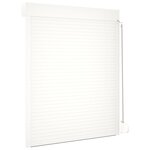 vidaXL Volet roulant aluminium 120x150 cm blanc