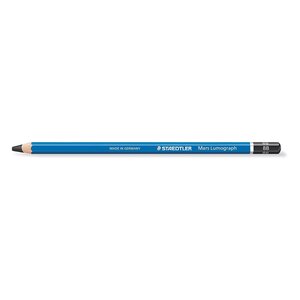Crayon papier mars lumograph 100 mine 2 mm bleu 7b x 12 staedtler