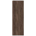 vidaXL Buffet chêne marron 30x41x124 cm bois d'ingénierie