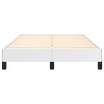 vidaXL Cadre de lit Blanc 120x200 cm Similicuir