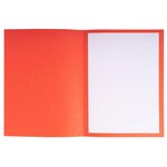 Paquet De 25 Dossiers De Plaidoirie Pour/contre Carte Lustrée 25x32cm - Rouge - X 5 - Exacompta