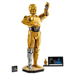 Set Collector LEGO Star Wars C-3PO™ - Détails Complexes et Support Inclus