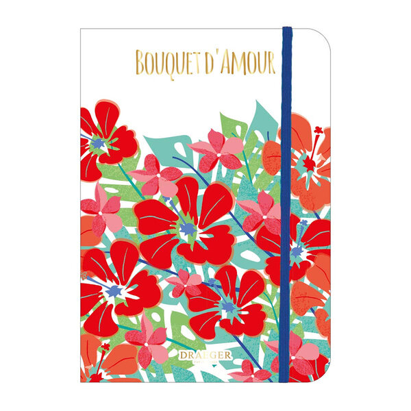 Cahier Family Pop - Plusieurs Motifs - FLEURS ROSES - Draeger
