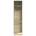 vidaXL Garde-robe Chêne sonoma 50x50x200 cm Bois d'ingénierie