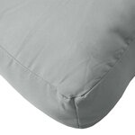 vidaXL Coussins de palette lot de 3 gris clair mélangé tissu
