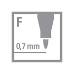 Feutre pour Transparent OHPen Permanent Pointe fine Vert x 10 STABILO