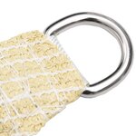 vidaXL Voile d'ombrage 160 g/m² Beige 5x6 m PEHD