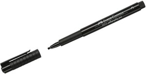 Feutre encre de chine PITT artist pen Pointe Calligraphie 2 5 mm Noir FABER-CASTELL
