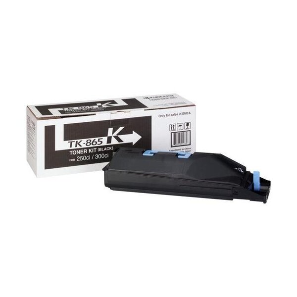 Toner original TK865K 20000 pages pour TASKalfa 250ci, noir KYOCERA