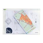 Sachet de 2 pochettes enveloppe à zip Traveller PVC 2/10e, format L Transparent LEITZ