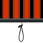 vidaXL Store roulant d'extérieur 100x250 cm Orange et marron