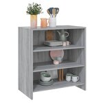 vidaXL Buffet Sonoma gris 70x40 5x75 cm Bois d'ingénierie