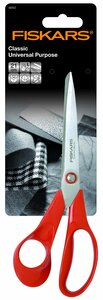 Ciseaux Classic Universels gauchers 21 cm à lames auto affutantes inoxydables FISKARS