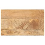vidaXL Dessus de table 60x40x2 5 cm rectangulaire bois massif manguier