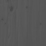 vidaXL Repose-pied de jardin 120x80 cm gris bois de pin massif
