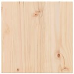 vidaXL Dessus de table 50x50x1 7 cm carré bois de pin massif