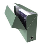 Boite Transfert Dos 90mm Papier Toilé - Vert - X 5 - Exacompta
