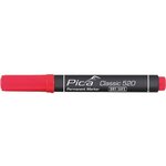 Pica marqueur permanent dry-safe classic 1- 4 mm rond rouge