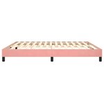 vidaXL Cadre de lit Rose 160x200 cm Velours