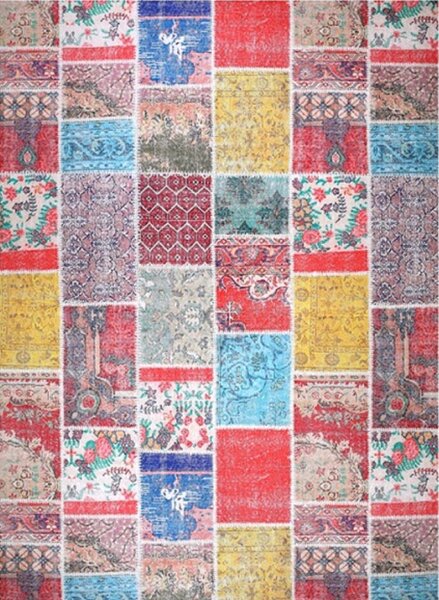 Tapis d'intérieur TETRIS 160 x 230 cm - Bleu