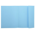 Paquet De 50 Chemises 1 Rabat Super 210 - 24x32cm - Bleu Clair - X 5 - Exacompta