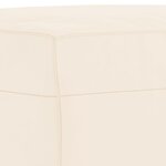 vidaXL Banc Crème 100x35x41 cm Velours