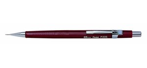 Porte-mines P 205 Mines: 0,5 mm Rouge PENTEL