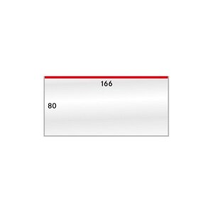Gaines de protection 166 x 80 mm pour US-Dollar.